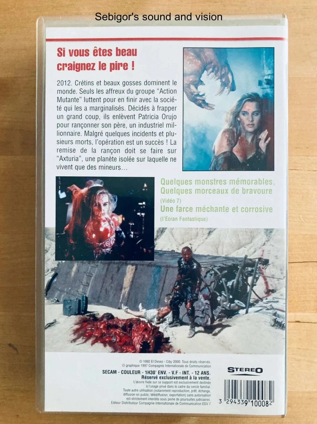 VHS-cassette Action Mutante van Alex de la Iglesia. – photo 3